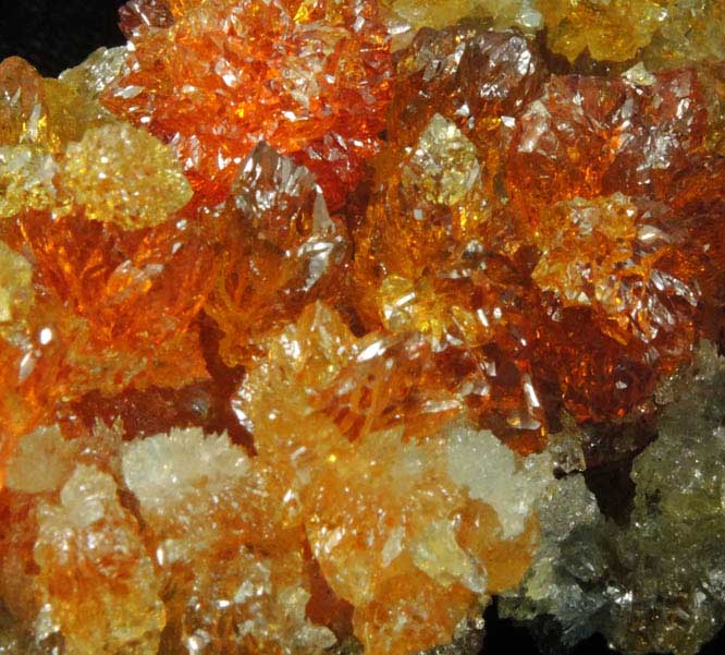 Zincite - secondary mineralization from Olawa, Silesia, Poland