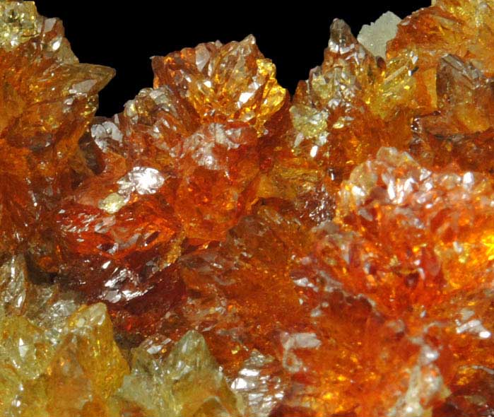 Zincite - secondary mineralization from Olawa, Silesia, Poland