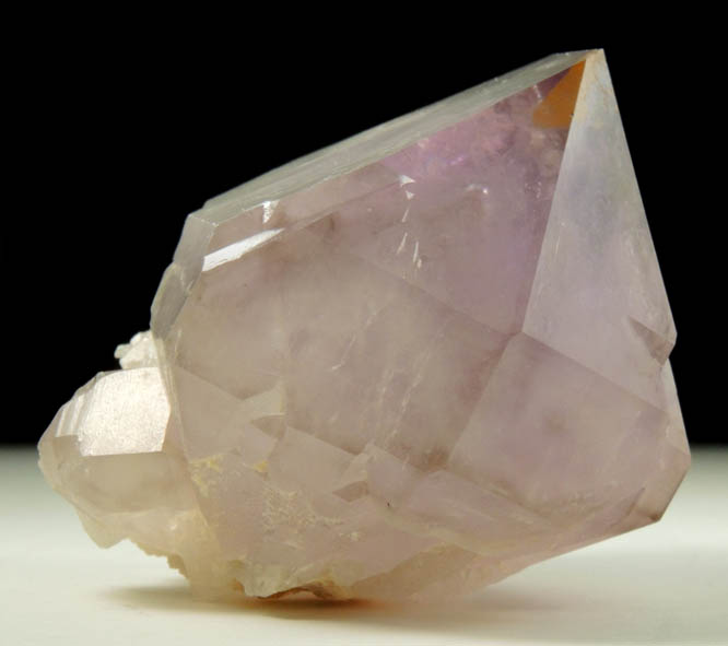 Quartz var. Amethyst (with phantom-growth zones) from Reel Mine, Iron Station, Lincoln County, North Carolina