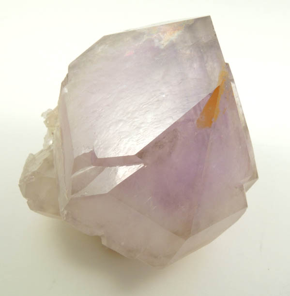 Quartz var. Amethyst (with phantom-growth zones) from Reel Mine, Iron Station, Lincoln County, North Carolina