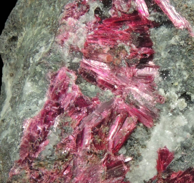 Erythrite from Agoudal Quarry, Bou Azzer District, Anti-Atlas Mountains, Tazenakht, Ouarzazate, Morocco (Type Locality for Erythrite)