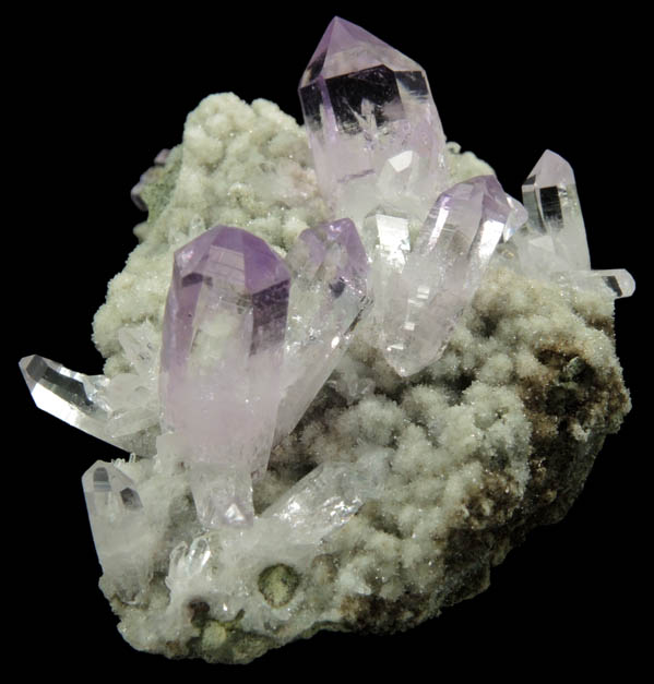 Quartz var. Amethyst Quartz from Piedra Parada, near Las Vigas, Tatatila, Veracruz, Mexico