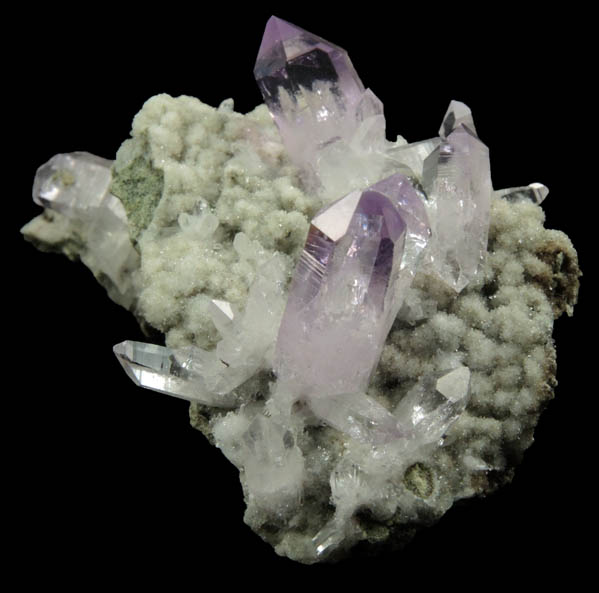 Quartz var. Amethyst Quartz from Piedra Parada, near Las Vigas, Tatatila, Veracruz, Mexico