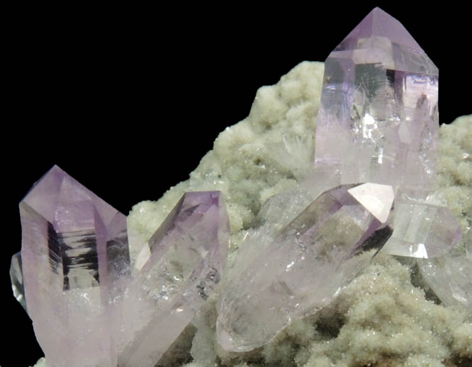 Quartz var. Amethyst Quartz from Piedra Parada, near Las Vigas, Tatatila, Veracruz, Mexico