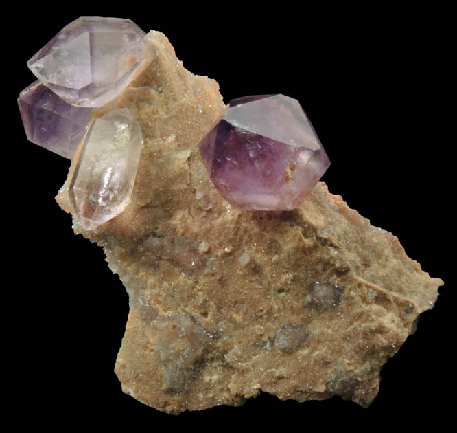 Quartz var. Amethyst Quartz from Balkhash Lake, near Preozersk, Karaganda Oblast, Kazakhstan