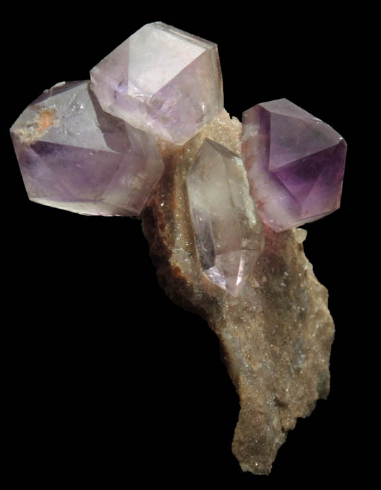 Quartz var. Amethyst Quartz from Balkhash Lake, near Preozersk, Karaganda Oblast, Kazakhstan