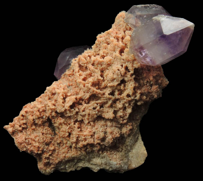 Quartz var. Amethyst Quartz from Balkhash Lake, near Preozersk, Karaganda Oblast, Kazakhstan