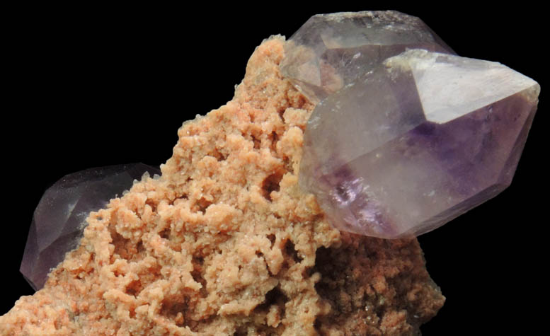 Quartz var. Amethyst Quartz from Balkhash Lake, near Preozersk, Karaganda Oblast, Kazakhstan