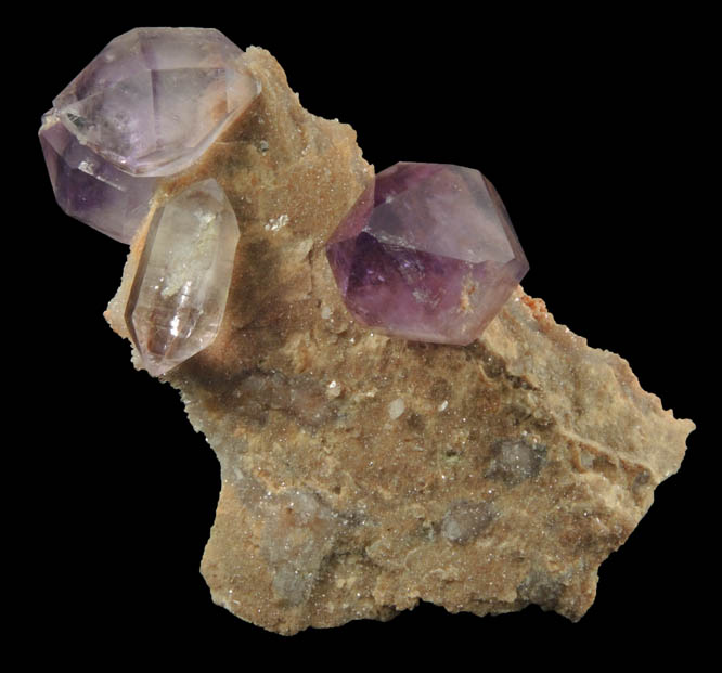 Quartz var. Amethyst Quartz from Balkhash Lake, near Preozersk, Karaganda Oblast, Kazakhstan