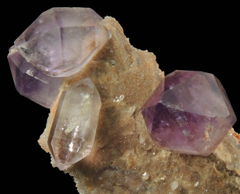 Quartz var. Amethyst Quartz from Balkhash Lake, near Preozersk, Karaganda Oblast, Kazakhstan