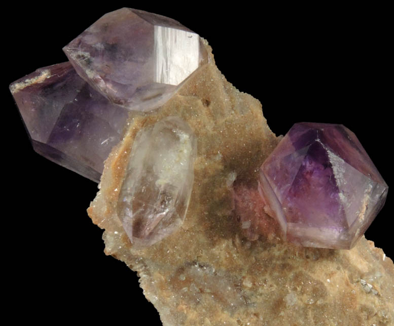 Quartz var. Amethyst Quartz from Balkhash Lake, near Preozersk, Karaganda Oblast, Kazakhstan