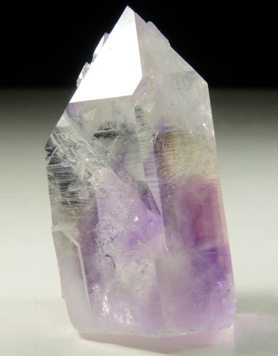 Quartz var. Amethyst with moveable bubble inclusion from Tafelkop, Goboboseb Mountains, 27 km west of Brandberg Mountain, Erongo region, Namibia