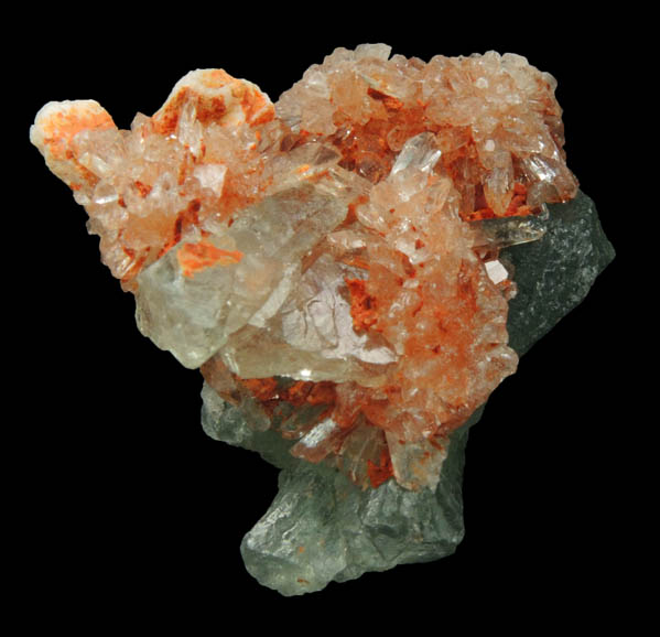 Creedite on Fluorite from Mina Navidad, 19 km northwest of Abasolo, Durango, Mexico