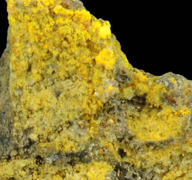 Natrozippeite from Bukov Mine, Ron, Vysocina, Czech Republic