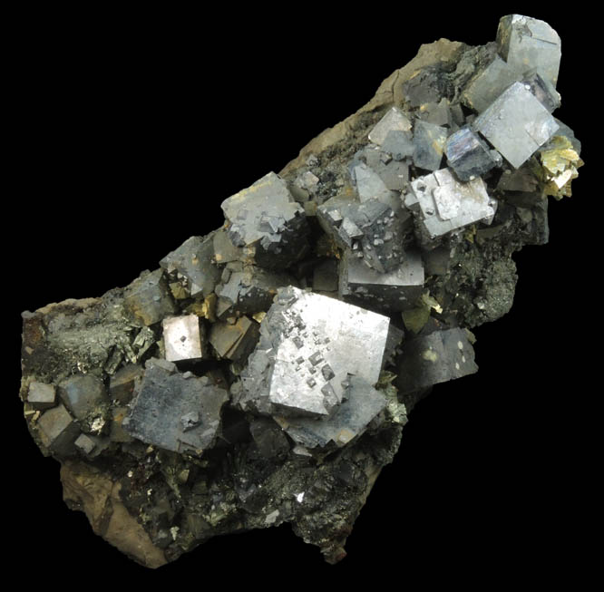 Galena and Marcasite with minor Sphalerite from Tri-State Lead-Zinc Mining District, near Joplin, Jasper County, Missouri