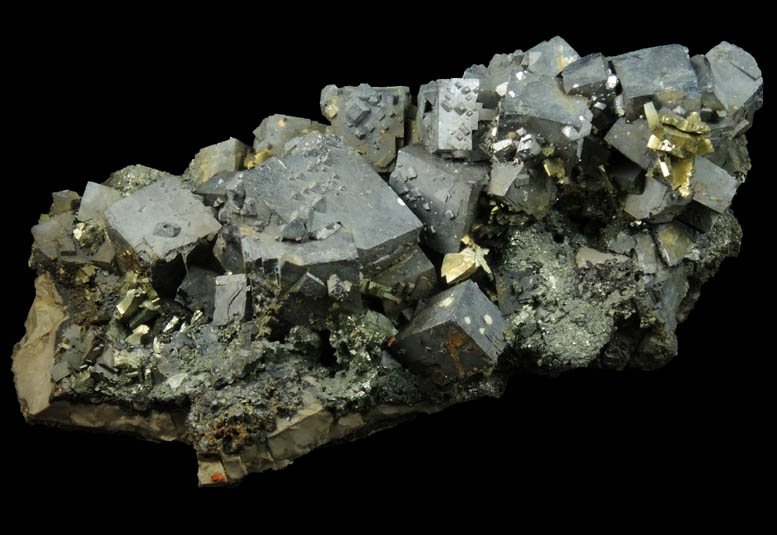 Galena and Marcasite with minor Sphalerite from Tri-State Lead-Zinc Mining District, near Joplin, Jasper County, Missouri