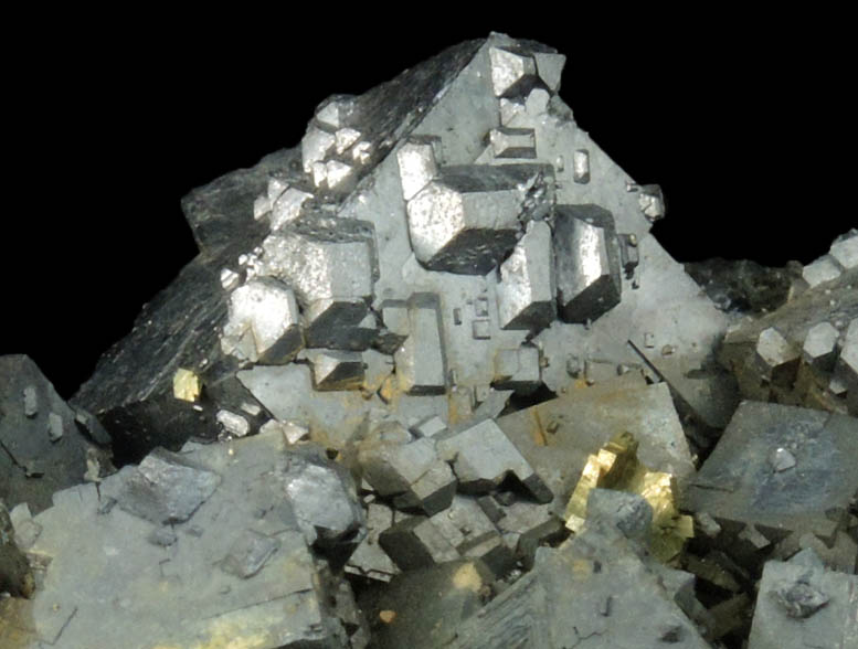 Galena and Marcasite with minor Sphalerite from Tri-State Lead-Zinc Mining District, near Joplin, Jasper County, Missouri