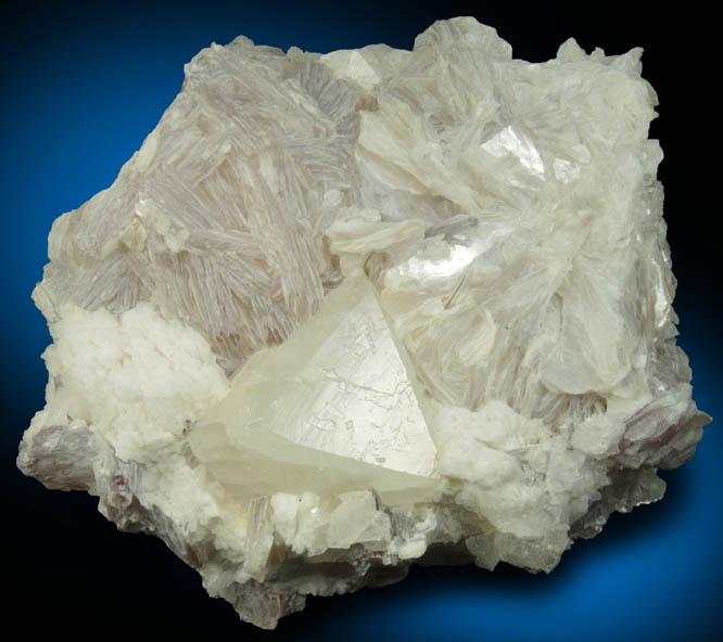 Topaz in Muscovite from Shigar Valley, Skardu District, Baltistan, Gilgit-Baltistan, Pakistan