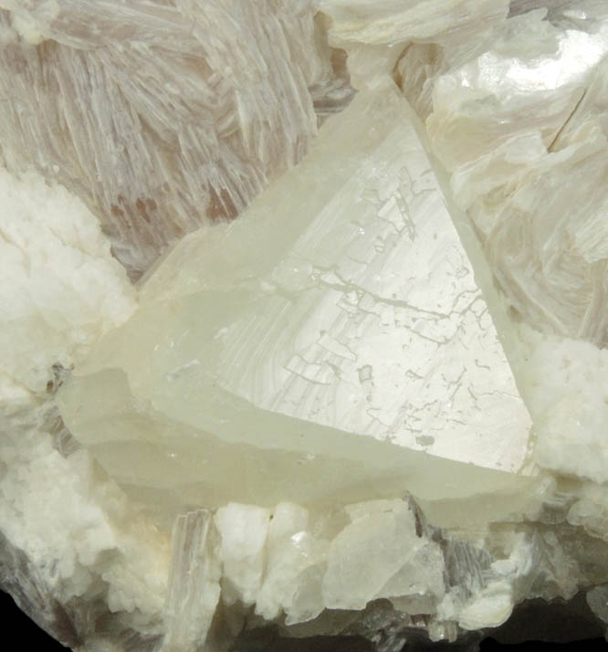 Topaz in Muscovite from Shigar Valley, Skardu District, Baltistan, Gilgit-Baltistan, Pakistan