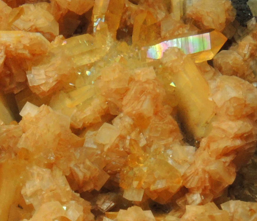 Quartz, Calcite, Barite from (Schemnitz), Bansk Stiavnica, Slovakia