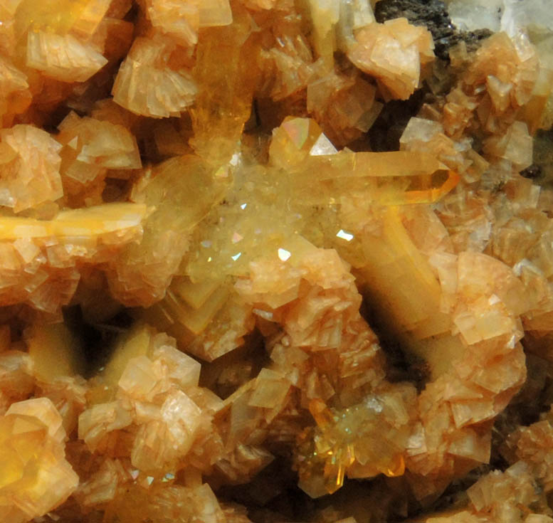 Quartz, Calcite, Barite from (Schemnitz), Bansk Stiavnica, Slovakia