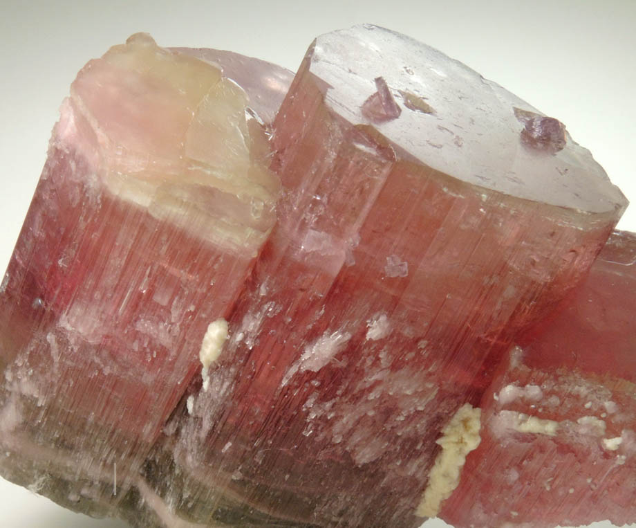 Elbaite var. Rubellite Tourmaline, Lepidolite, Albite from Himalaya Mine, Mesa Grande District, San Diego County, California