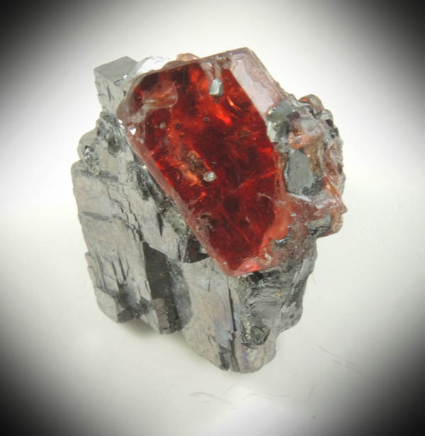 Rhodonite in Galena from Broken Hill, New South Wales, Australia