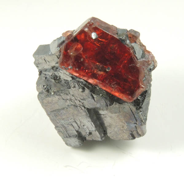 Rhodonite in Galena from Broken Hill, New South Wales, Australia