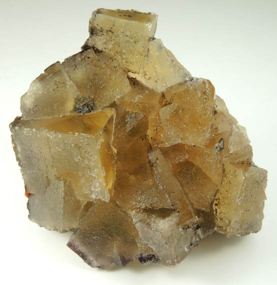 Fluorite with Bitumen from Cave-in-Rock District, Hardin County, Illinois
