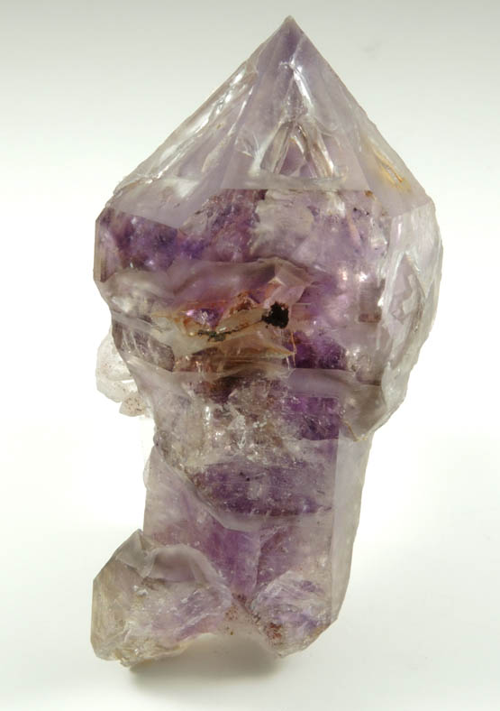 Quartz var. Amethyst (scepter-shaped crystals) from Goboboseb Mountains, 43 km west of Brandberg Mountain, Erongo region, Namibia