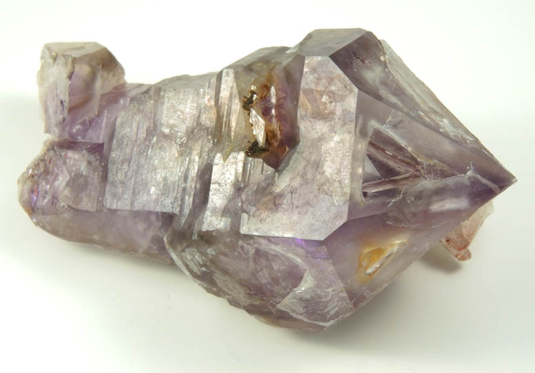 Quartz var. Amethyst (scepter-shaped crystals) from Goboboseb Mountains, 43 km west of Brandberg Mountain, Erongo region, Namibia