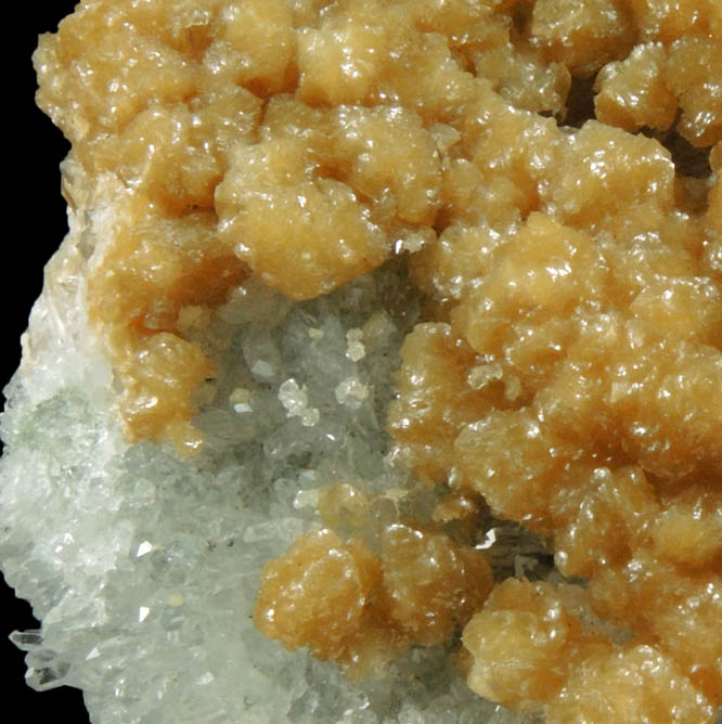 Barite over Quartz from Cavnic Mine, Maramures, Romania