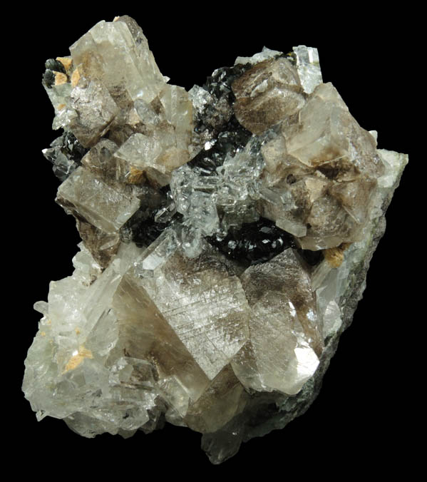 Quartz, Calcite, Epidote from Goboboseb Mountains, 43 km west of Brandberg Mountain, Erongo region, Namibia