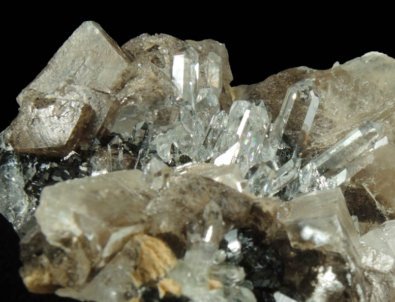 Quartz, Calcite, Epidote from Goboboseb Mountains, 43 km west of Brandberg Mountain, Erongo region, Namibia