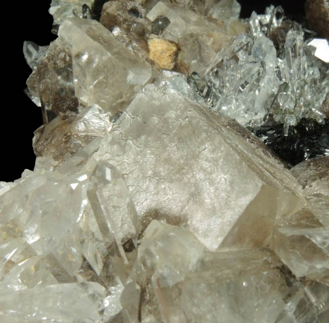 Quartz, Calcite, Epidote from Goboboseb Mountains, 43 km west of Brandberg Mountain, Erongo region, Namibia