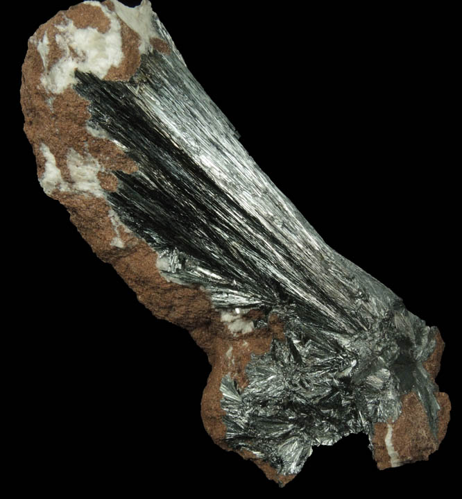 Pyrolusite-Manganite from Imini District, 29 km northwest of Ouarzazate, Atlas Mountains, Morocco