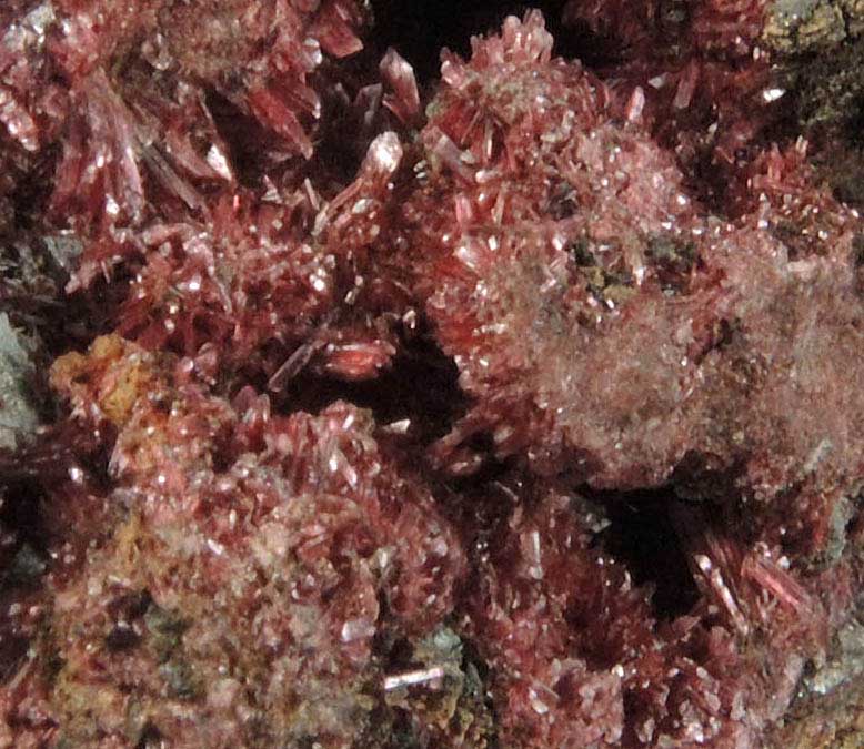 Erythrite on Skutterudite from Bou Azzer District, Anti-Atlas Mountains, Tazenakht, Ouarzazate, Morocco