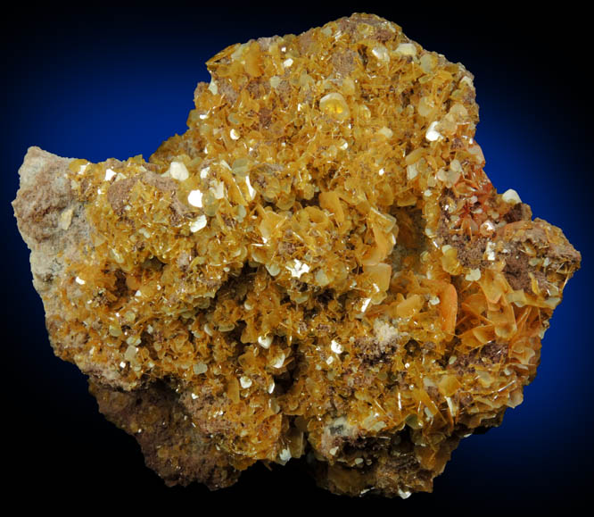 Wulfenite from Defiance Mine, Courtland-Gleeson District, Cochise County, Arizona