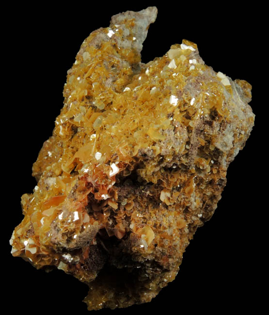 Wulfenite from Defiance Mine, Courtland-Gleeson District, Cochise County, Arizona