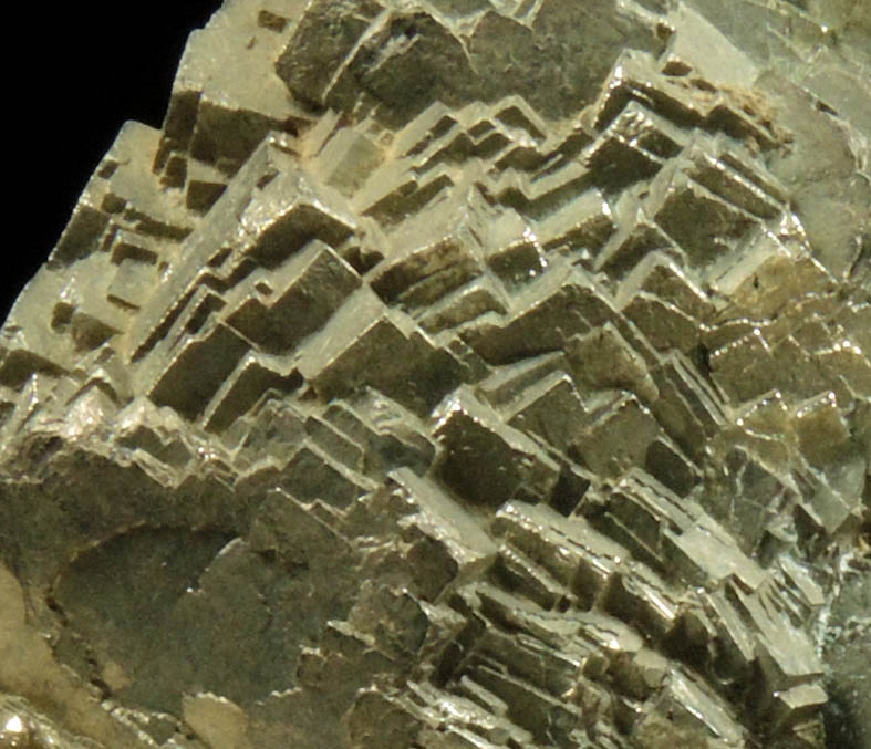 Pyrite over Magnetite from French Creek Iron Mines, St. Peters, Chester County, Pennsylvania