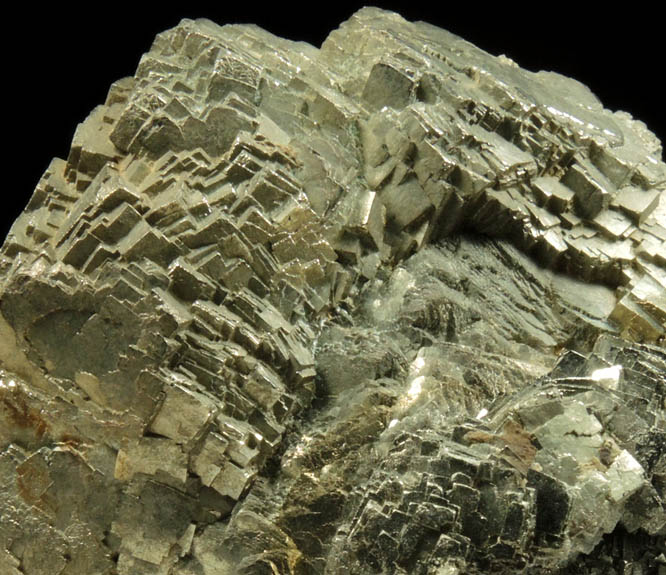 Pyrite over Magnetite from French Creek Iron Mines, St. Peters, Chester County, Pennsylvania