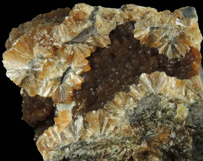 Stilbite from Kibblehouse Quarry, Perkiomenville, Montgomery County, Pennsylvania