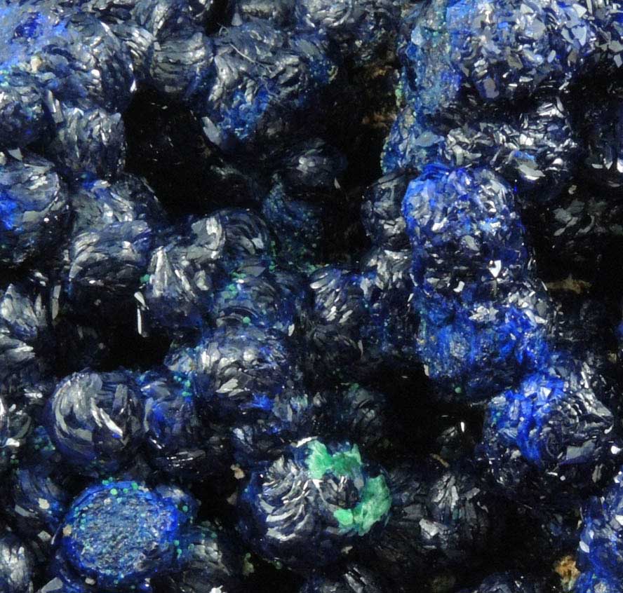 Azurite with minor Malachite from Cole Mine, Bisbee, Warren District, Cochise County, Arizona