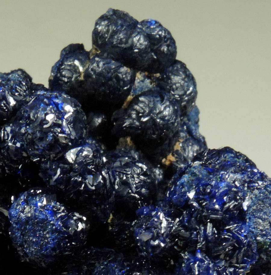 Azurite with minor Malachite from Cole Mine, Bisbee, Warren District, Cochise County, Arizona