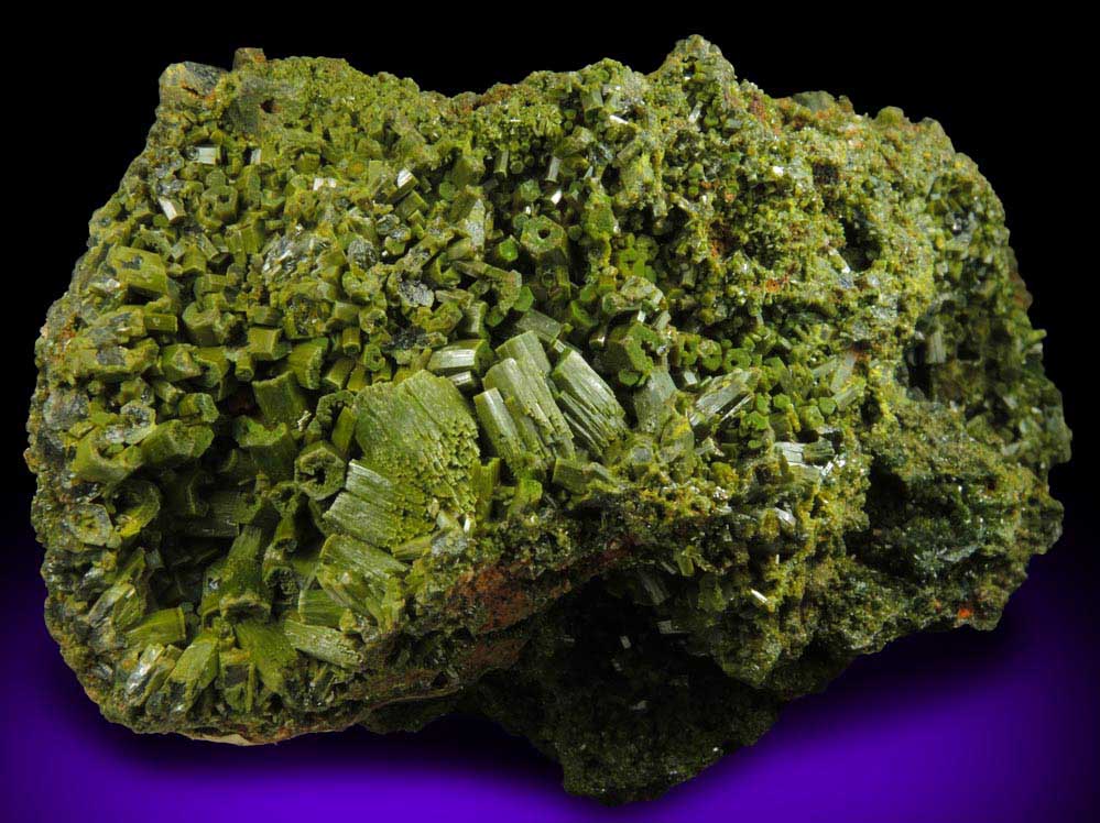 Pyromorphite from Wheatley Mine, Phoenixville District, Chester County, Pennsylvania