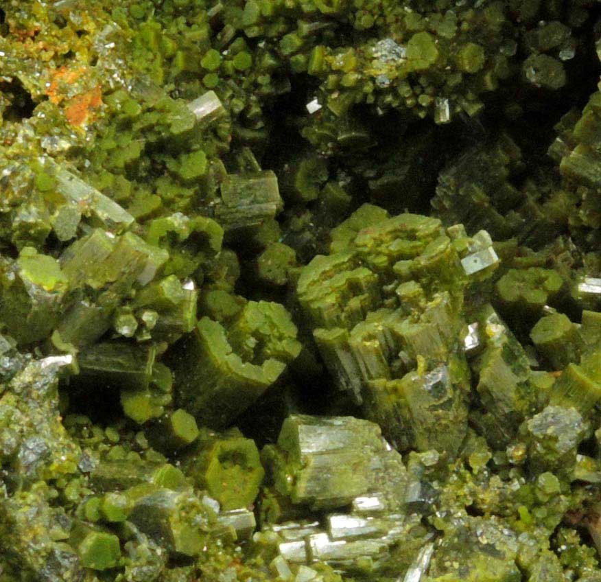 Pyromorphite from Wheatley Mine, Phoenixville District, Chester County, Pennsylvania