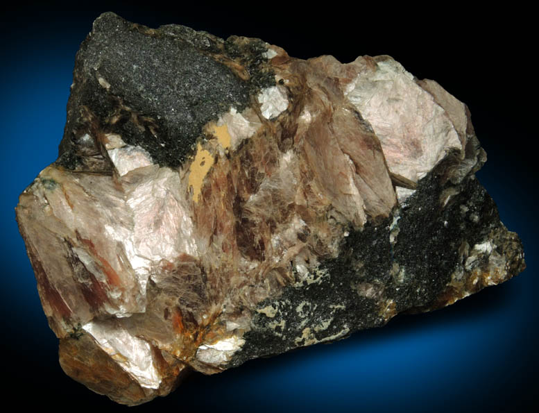 Margarite in Magnetite from Chester Emery Mines, Hampden County, Massachusetts