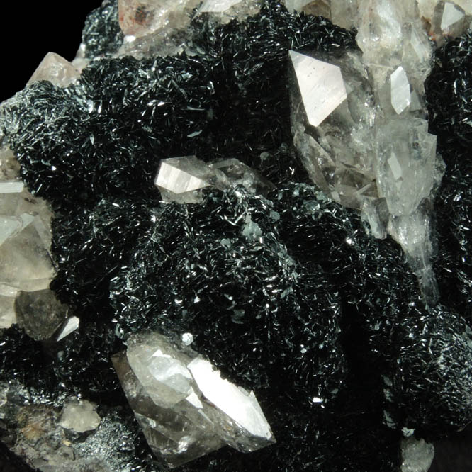 Barite and Quartz on Hematite from Florence Mine(?), 1 km southeast of Egremont, Cumbria, England