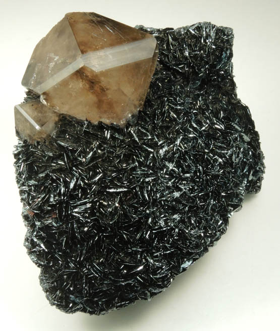 Hematite with Smoky Quartz from Cleator Moor, Cumbria, England