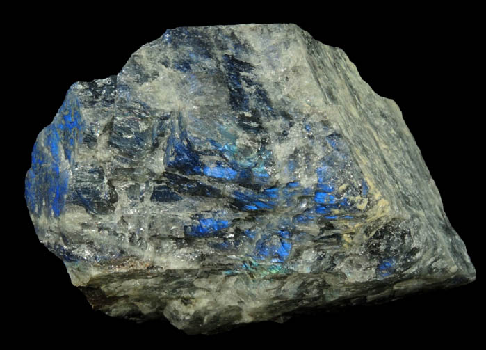 Anorthite var. Labradorite from Nain, Labrador, Newfoundland, Canada (Type Locality for Labradorite)